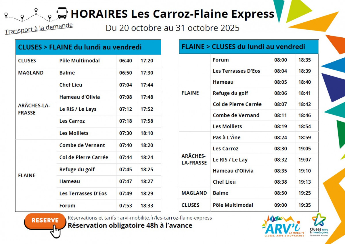 LES CARROZ FLAINE EXPRESS