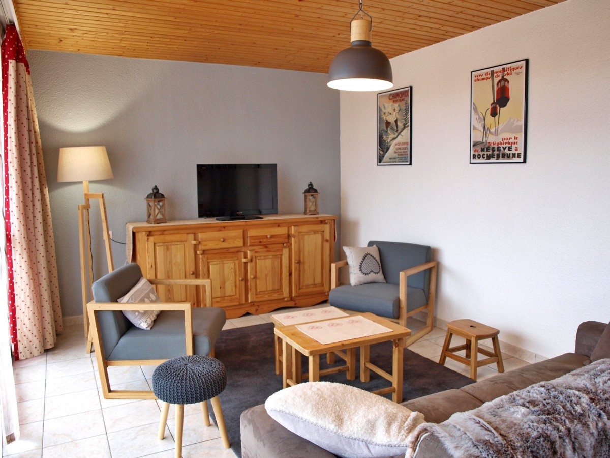 Les Carroz d'Arâches plein centre, location d'un appartement pour 6 personnes