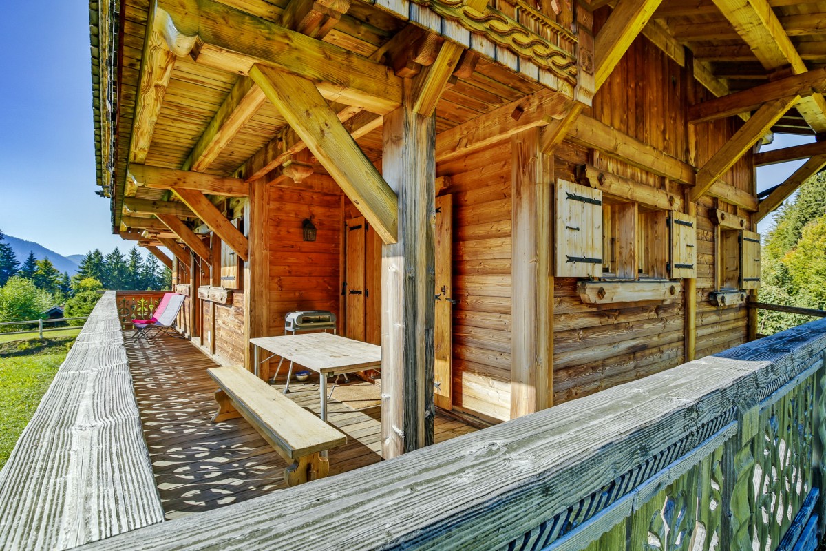 Balcon du chalet