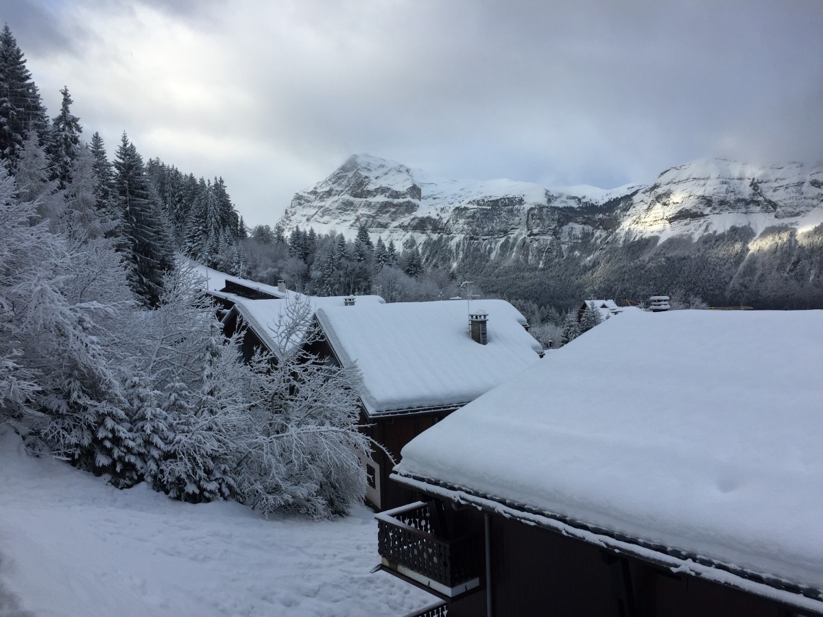 Vue terrasse hiver
