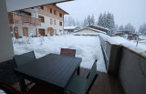 Le jardin la terrasse l'hiver